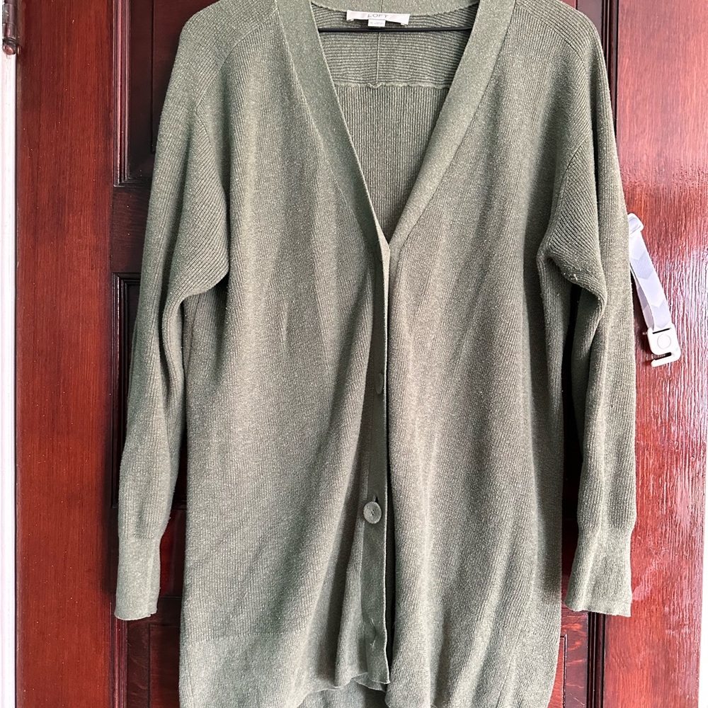 LOFT Sage Green Women's Cardigan
